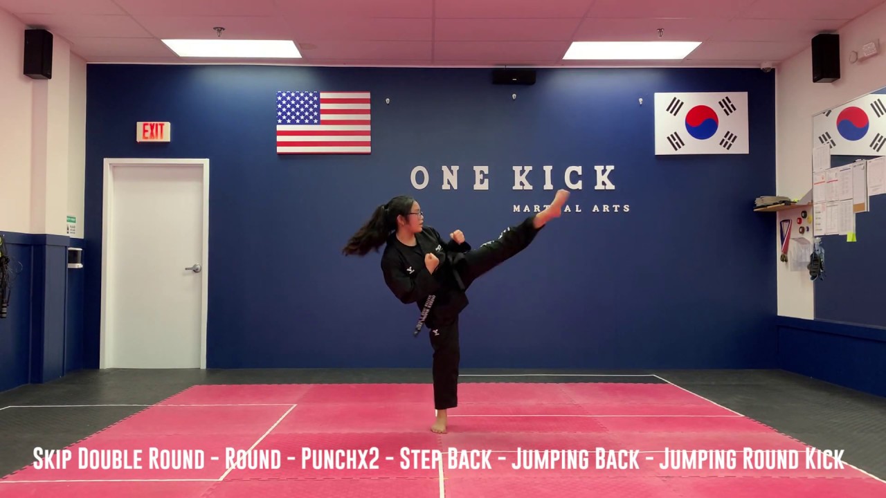 Black Belt Kicking Combinations 4 YouTube
