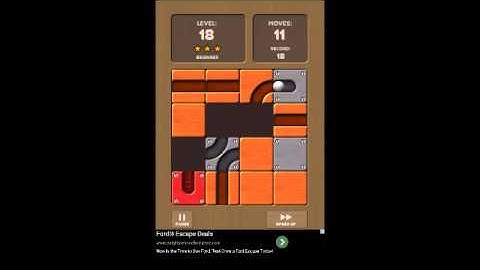 Unroll Me Beginner Level 18 Walkthrough 3 Stars