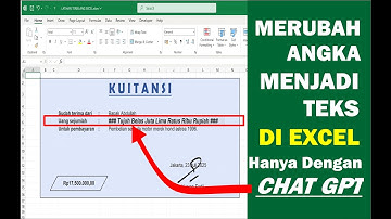 Fungsi TERBILANG Excel Tanpa Add-ins! Cuma Pakai ChatGPT!