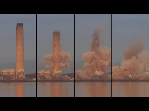 WATCH: Last coal-fired power plant destroyed in Scotland in controlled demolition