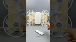 Cool Air. Bright Light. One Device. 🔥➡️❄️ #NanoTechByte #FanLight