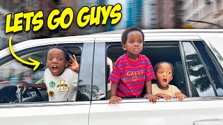 Super Siah Takes His Bro & Sis On A JOY RIDE, What Happens Next Is Shocking