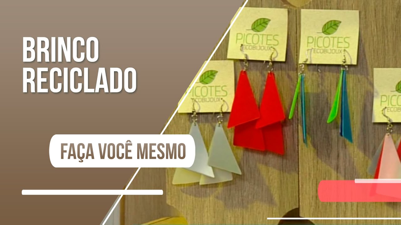 Veja como reaproveitar embalagens plásticas para fazer brincos super estilosos!