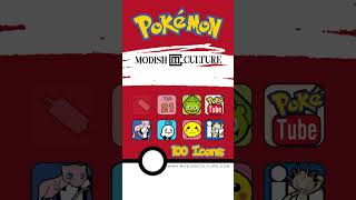 Pokemon iPhone App Icon Theme 🌟📱🔥 #apple #pokemon #kawaii screenshot 5