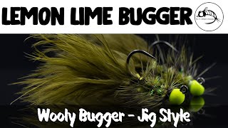 Lemon Lime Bugger - Wooly Bugger FLY TYING TUTORIAL