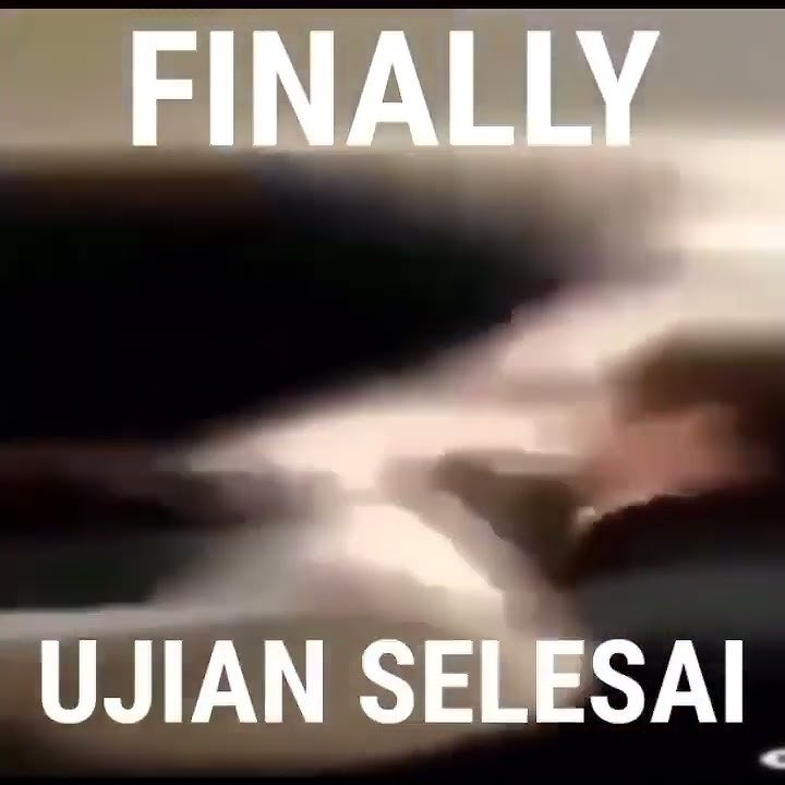 Finally ujian selesai