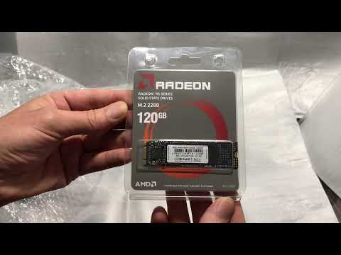 Распаковка AMD Radeon R5 120GB M.2 из Rozetka