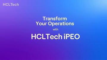 Introducing HCLTech iPEO | A tailored solution for Aerospace & Defense Manufacturing