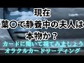 恒例の占い🥷《葉〇で静養中の夫人は 本物か?》✨️カードに聞いて視てみましょう✨️オラクルカードリーディング