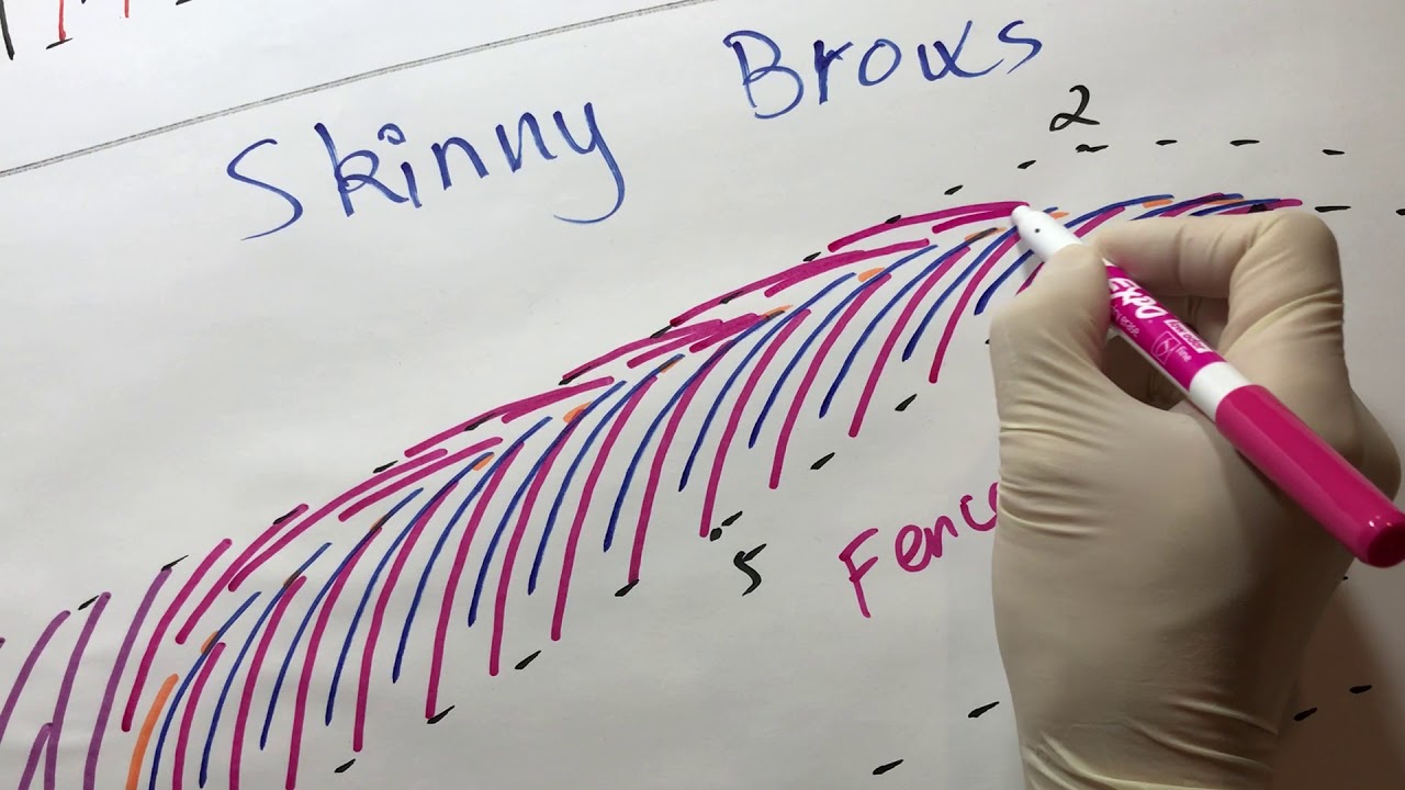 Skinny Brows Drawing