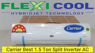 Carrier Split AC | Carrier 1.5 Ton 18k 5 Star Emperia NXi Hybrid Jet AC With Wi-Fi  Best AC In India