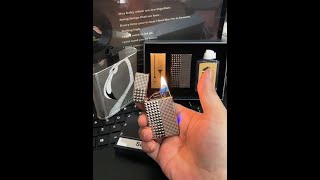 Lange Open Lid Vintage Lange in Paris High-end Inductive Sound-Controlled Smart Lighter Gift for