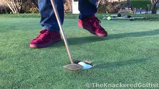 Natural Golf “The Thing” Putter practice. - YouTube