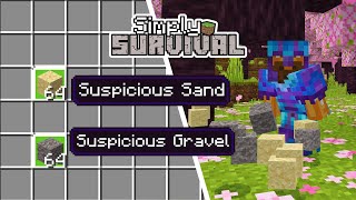 How To Obtain Suspicious Sand & Gravel in 100% Survival Minecraft 1.20+(NEW Illegal Tutorial)