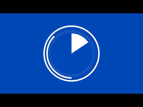 15 seconds timer clock countdown landscape blue white screen 🕒️