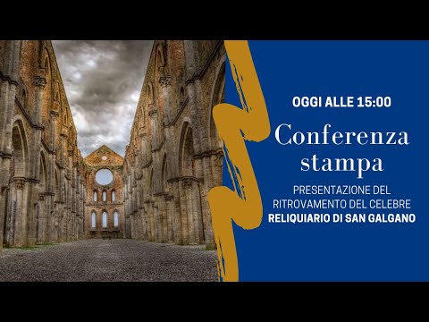 Conferenza stampa di presentazione del ritrovamento del celebre Reliquiario di San Galgano