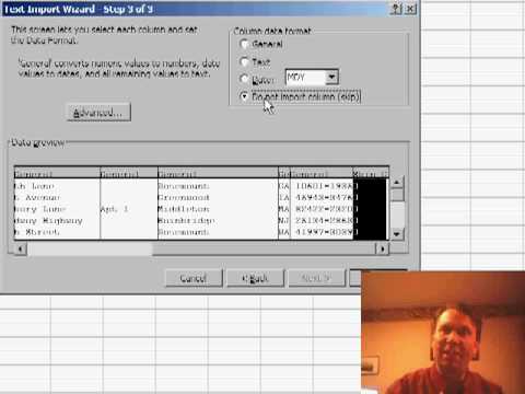 Importing Fixed Width Files - YouTube