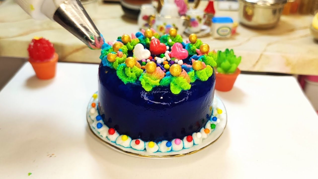 Easy Jello Cake Recipe । Easy Dessert Recipe । Miniature Easy Jello