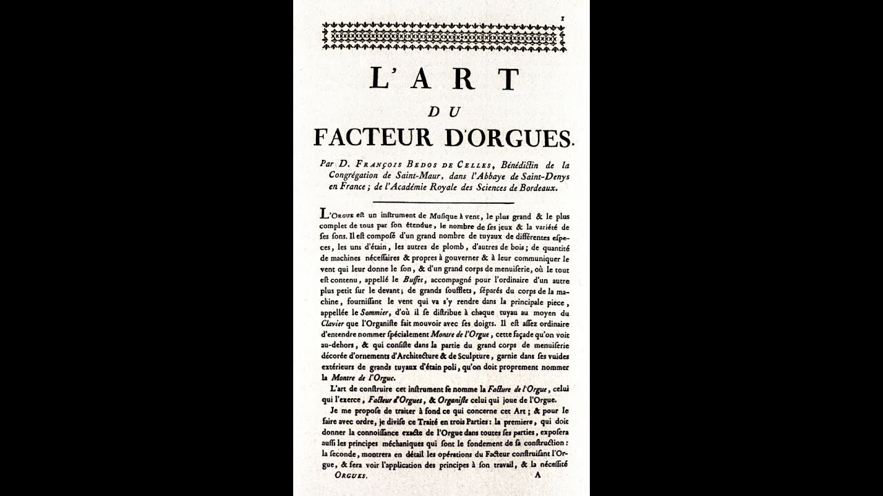 Michel Chapuis explique les mélanges de Dom Bedos à St-Pons