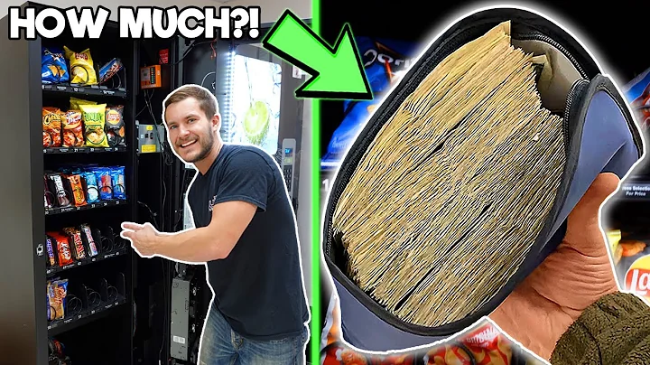 Collecting Money From 4 Of Our Vending Machines!