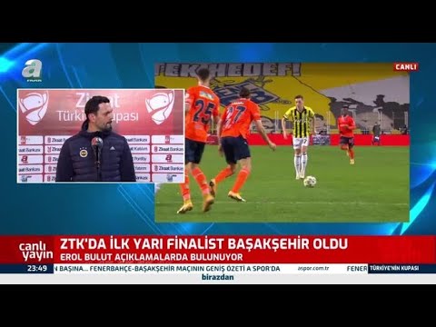 Erol Bulut İSTİFA | Maç Sonu Açıklamaları   Fenerbahçe 1 Başakşehir 2  | Ziraat Kupası 09.02.2021