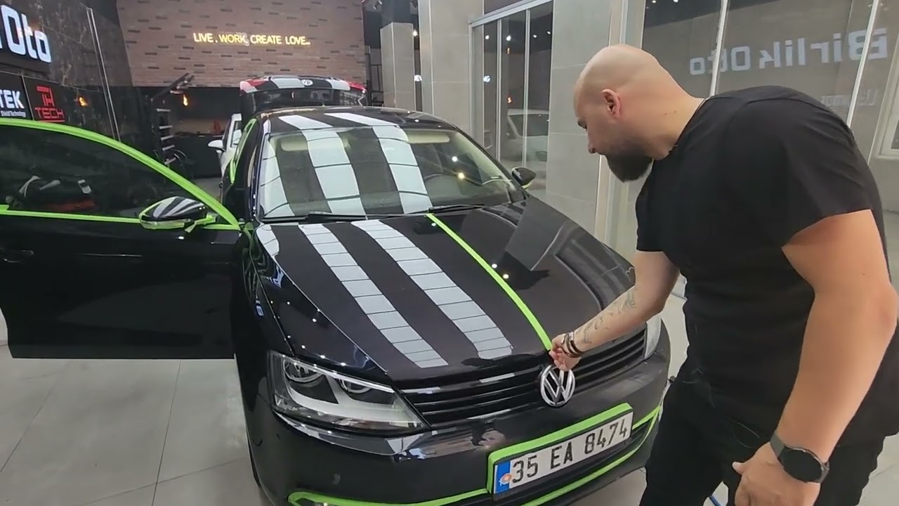 Volkswagen Jetta // Boya Düzeltme ̈Tech Crystal Seramik İç Detaylı Temizlik LLumar Cam Filmi