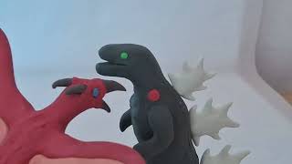 Godzilla vs Rodan (Primer Stopmotion) 🥺