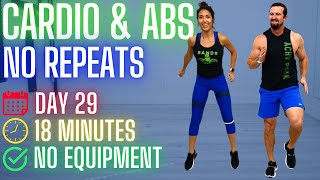 Cardio and Abs workout - No Equipment - 31 DoF Day 29