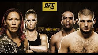 UFC 219 Fight card Predictions.  Fighters pick UFC 219 Winners.