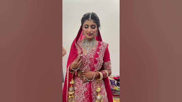 Beautiful Laal Pari (Bride)❤️…mua:-@Makeoverbymuskanjain #bridalmakeup #artist #softglamlook