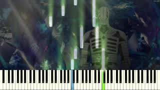 Somali to Mori no Kamisama Episode 1 OST - Theme Golem - Piano Tutorial