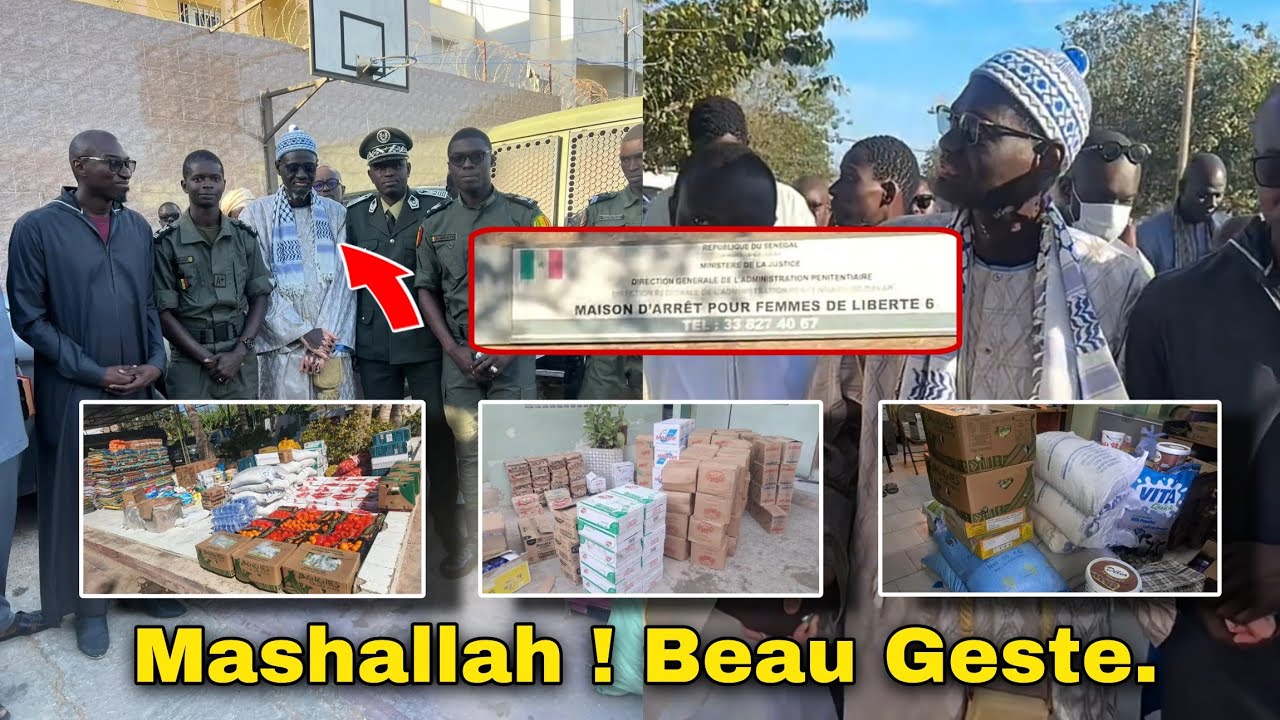 S. Amsatou Mbacké Suhaibu demoon séeti ñi nekk ci kaso yi (Reubeus, Camp pénal) yobul leen ay xéewal