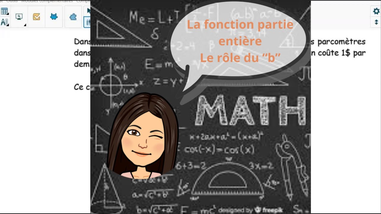 4 SN la fonction partie entière: Le rôle du paramètre b