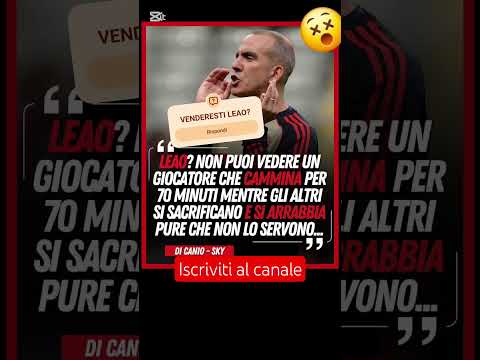 Video DI CANIO VS LEAO DOPO LAZIO MILAN 1 0