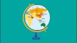 Free Green Screen Globe yang Berputar
