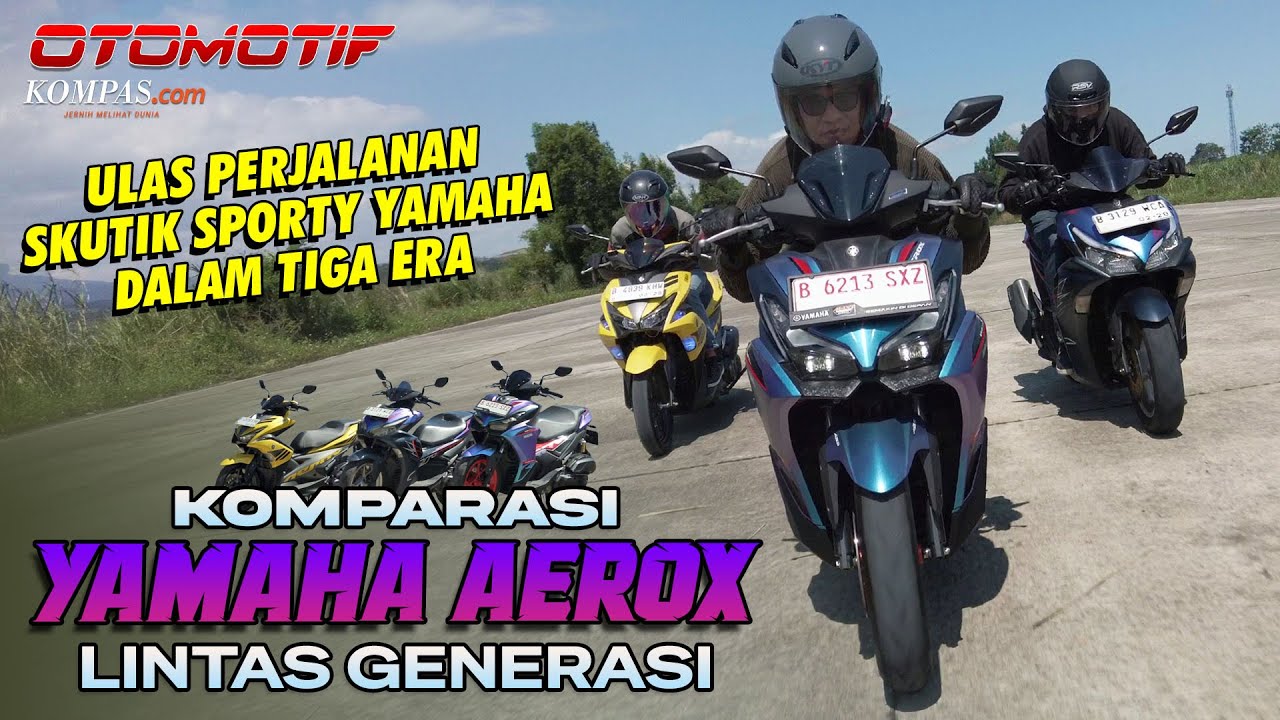 СРАВНЕНИЕ | Эволюция Yamaha Aerox за три поколения