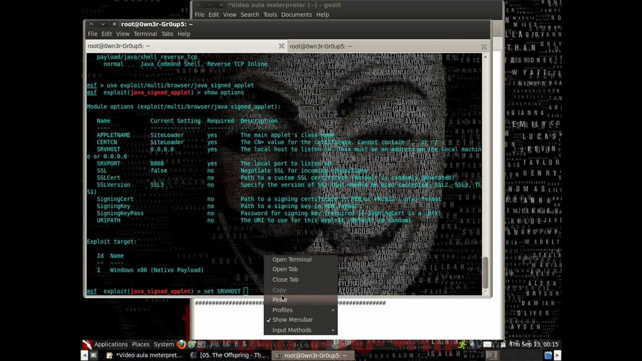 Meterpreter - Java Remote Code Execution - YouTube