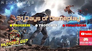 Nexus War: Origin| My thoughts after 31 days of Gameplay | Tips and tricks of growing | Walkthrough. screenshot 3
