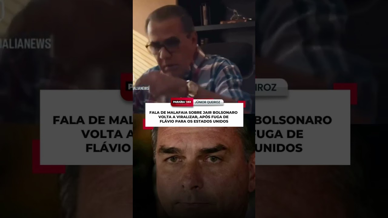 FALA DE MALAFAIA SOBRE JAIR BOLSONAROVOLTA A VIRALIZAR, APÓS FUGA DE FLÁVIO PARA OS ESTADOS UNIDOS