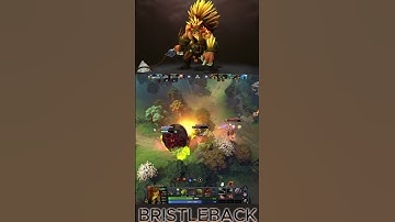 BRISTLEBACK 1V3 CLUTCH - EPIC TRIPLE KILL! #dota2 #shorts #bristleback