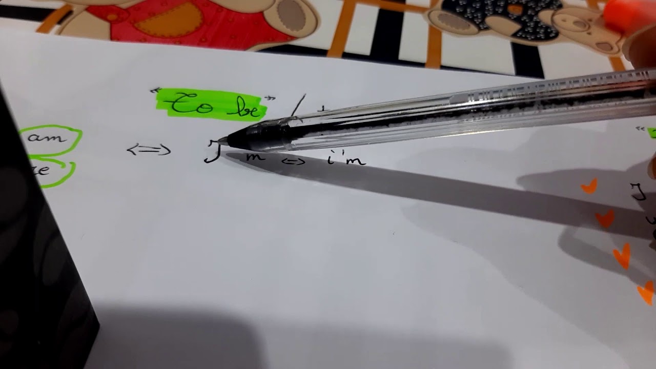 لغة انجليزية "to be" and "to have" تصريف