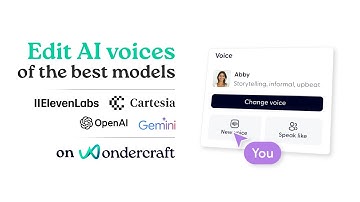 Create AI Voices From a Prompt I Voice Customizations I New Wondercraft Feature