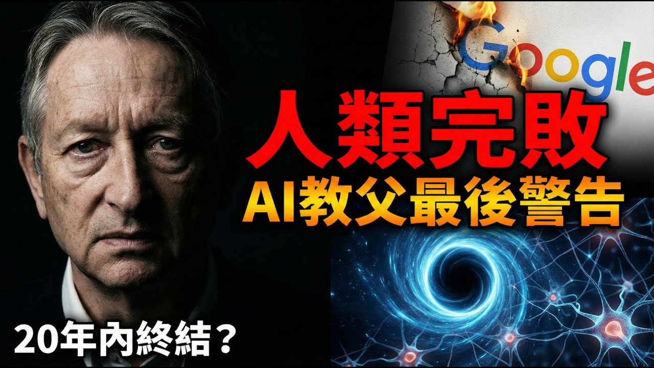 為什麼AI教父說我們正在毀滅人類？揭秘「數字智能」碾壓人腦的恐怖真相！🧨