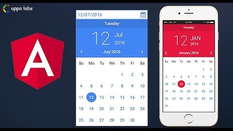 Angular DatePicker | Mobile Friendly | Responsive
