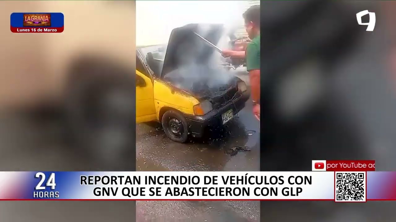REPORTAN INCENDIOS DE VEHÍCULOS CON GVN QUE SE ABASTECIERON CON GLP