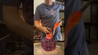 Forbidden pumpkin! #shorts #satisfying #glassblowing #pumpkin