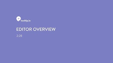 Editor overview