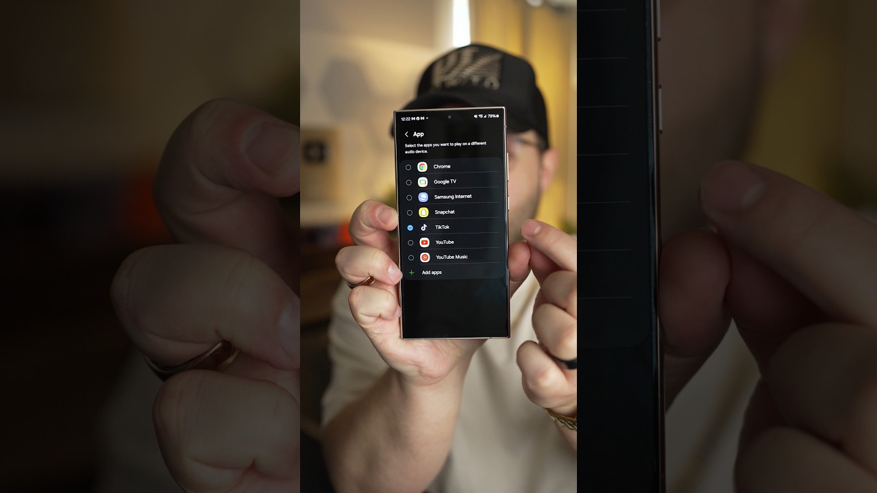 Samsung Seperate App Sound