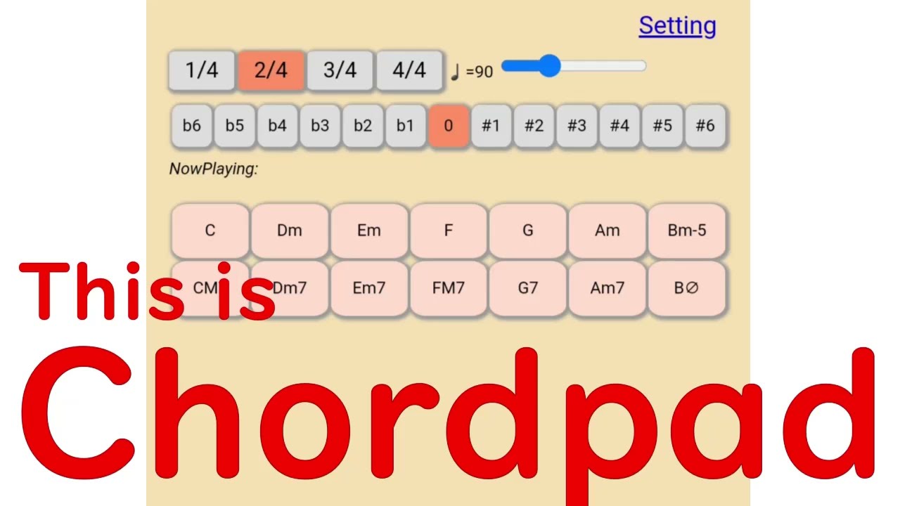 Chordpad Introduction
