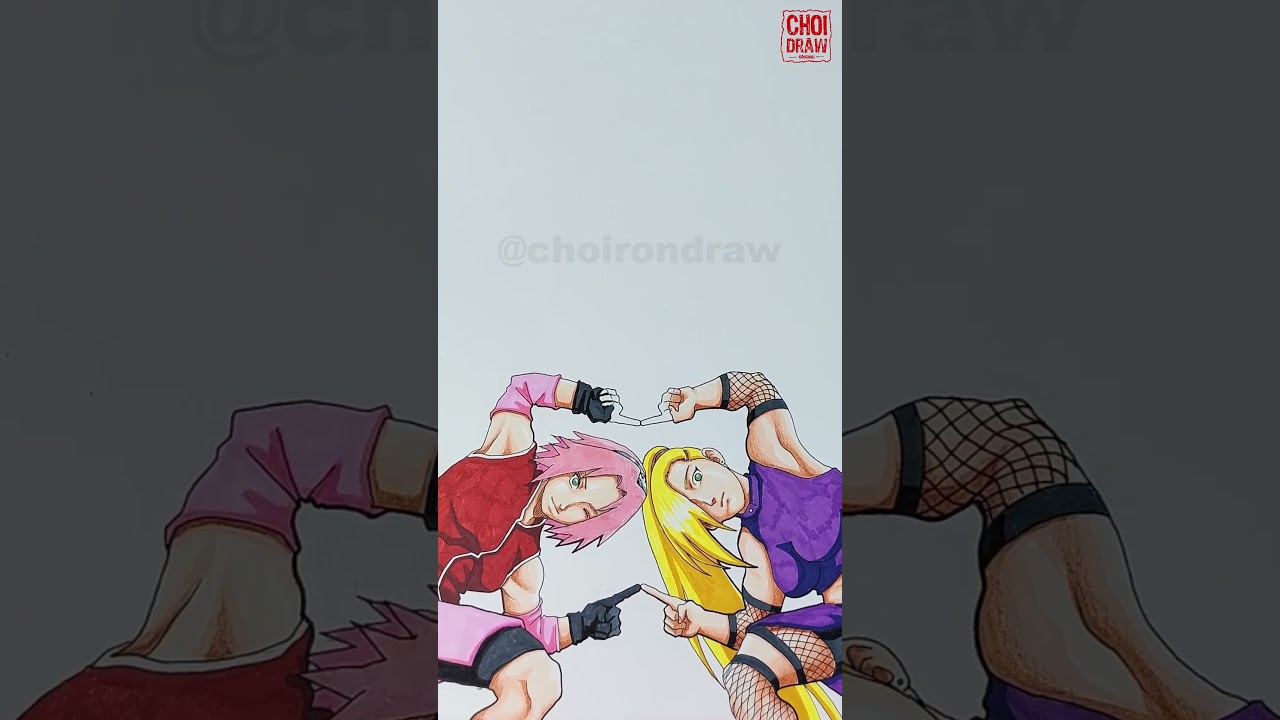 Сакино.... Сакура Ино, фьюжн-арт от меня 